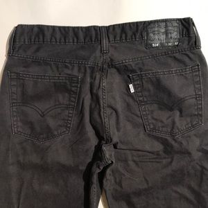 Levis 514 Straight Fit 32x32 Dark Grey Mens Pants